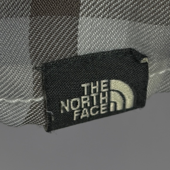 The North Face Cabincore Casual Plaid Long Sleeve Snap Front Shirt Large Grey - Picture 12 of 15
